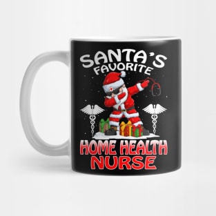 Santas Favorite Home Health Nurse Christmas T Shir Mug